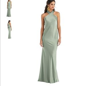 Lovely LB025 Twist Halter Bridesmaid Gown